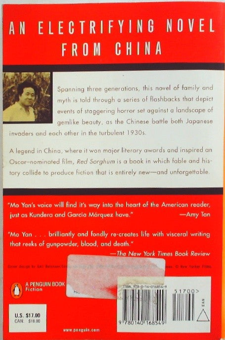 Red Sorghum: A Novel of China