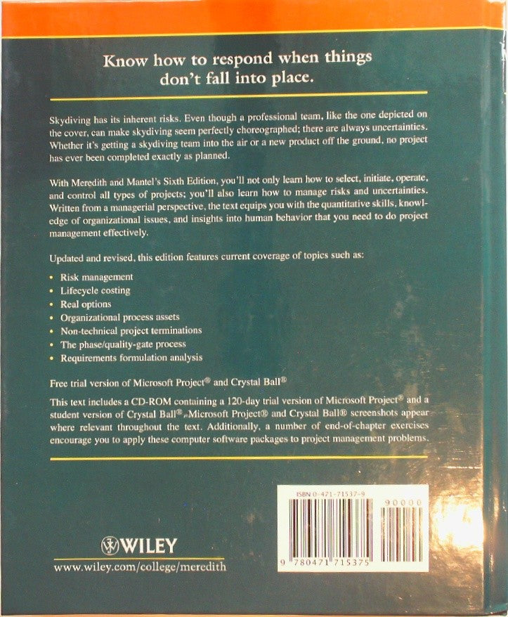 Project Management: A Managerial Approach