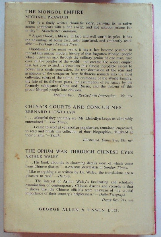 The Great Chinese Travelers. (An Anthology. Edited and Introduced by Jeannette M