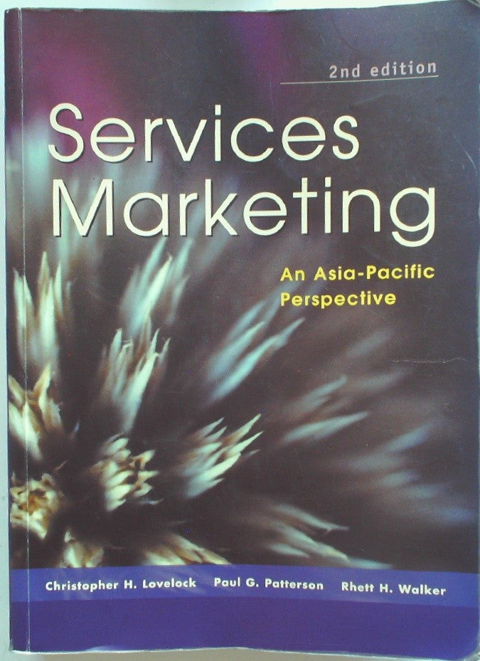 Services Marketing An Asia-Pacific Perspective