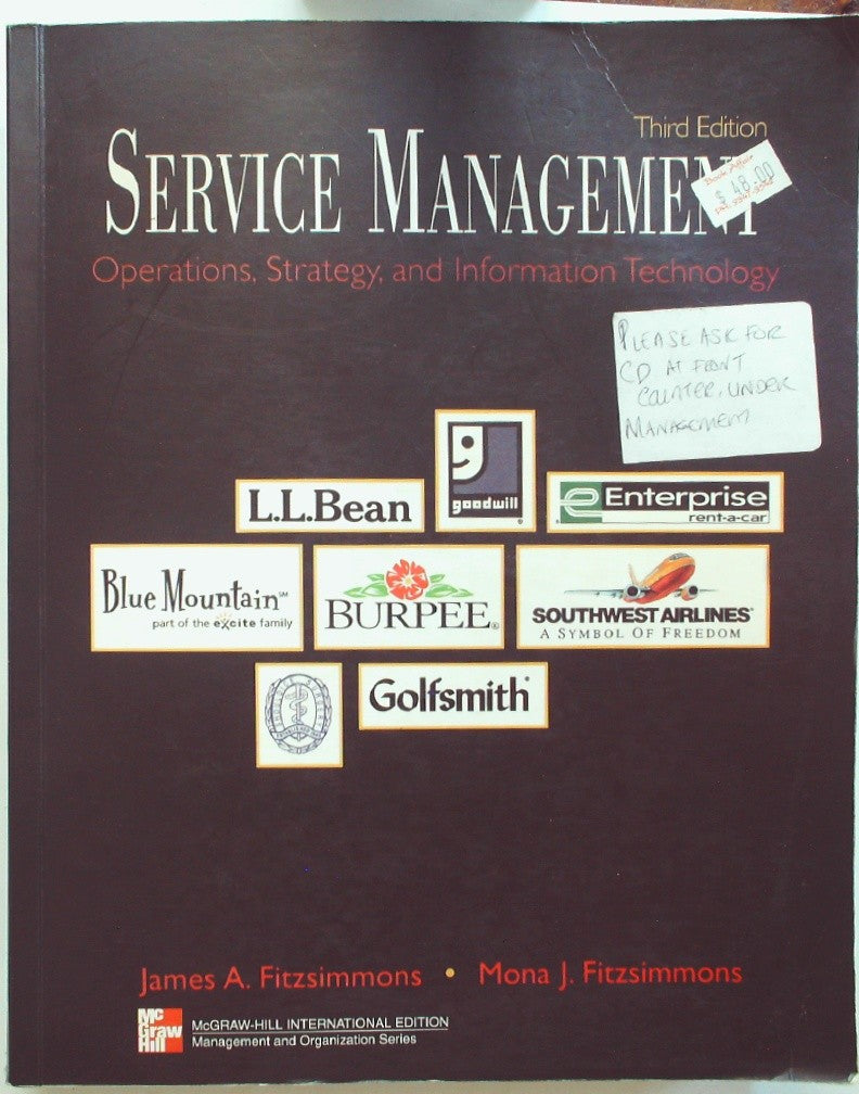 Service Management Operations, Strategy, and Information Technology