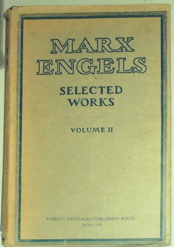 Marx Engels Selected Works Volume 2