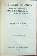 The Trade and Administration of the Chinese Empire by Morse