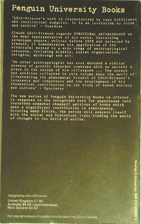 Structural Anthropology