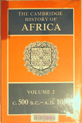 The Cambridge History of Africa: From c. 500 B.C. to A.D. 1050
