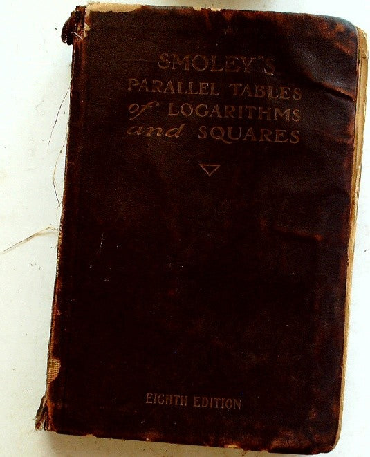 Smoley's Tables: Parallel Tables of Logarithms and Squares, Diagrams for Solving