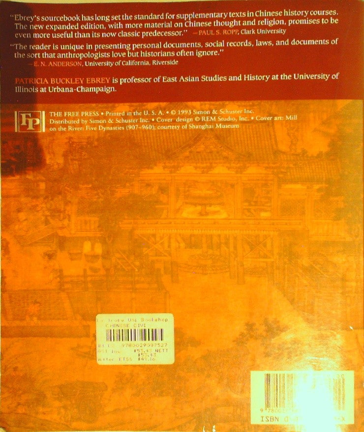 Chinese Civilization: A Sourcebook, 2nd Ed