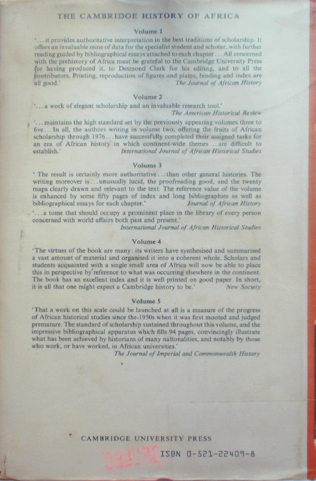 The Cambridge History of Africa, Volume 8: 1940-1975