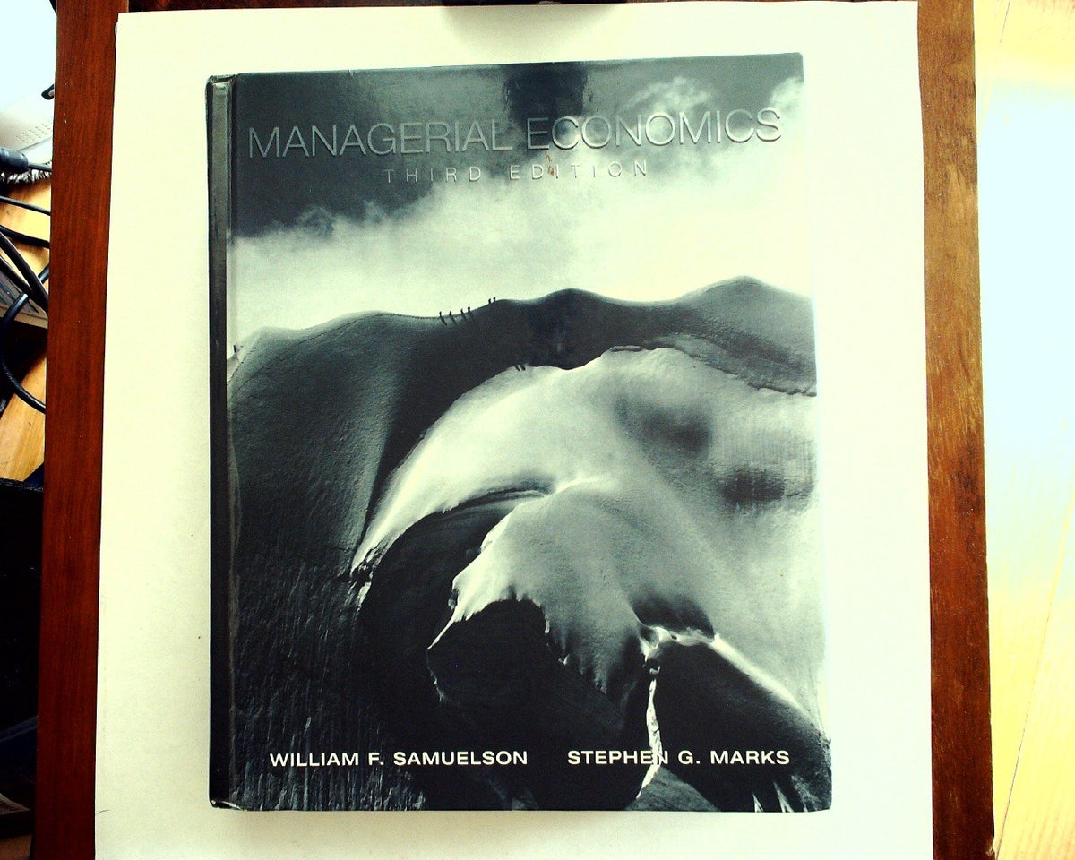 Managerial Economics (The Dryden Press series in economics) by Samuelson