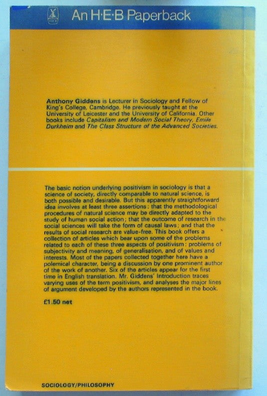 Positivism and Sociology