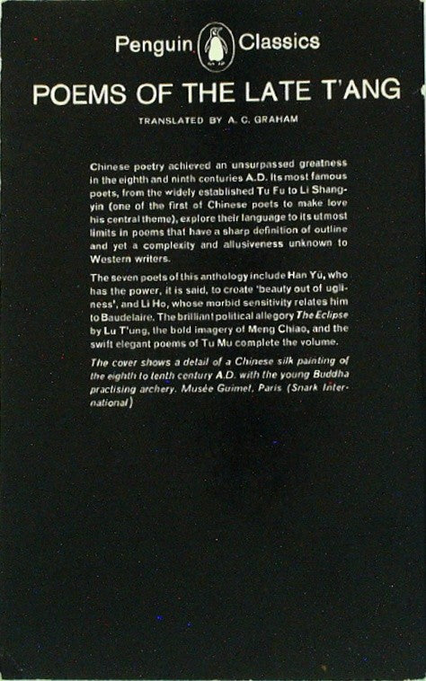 Poems of The Late Tang