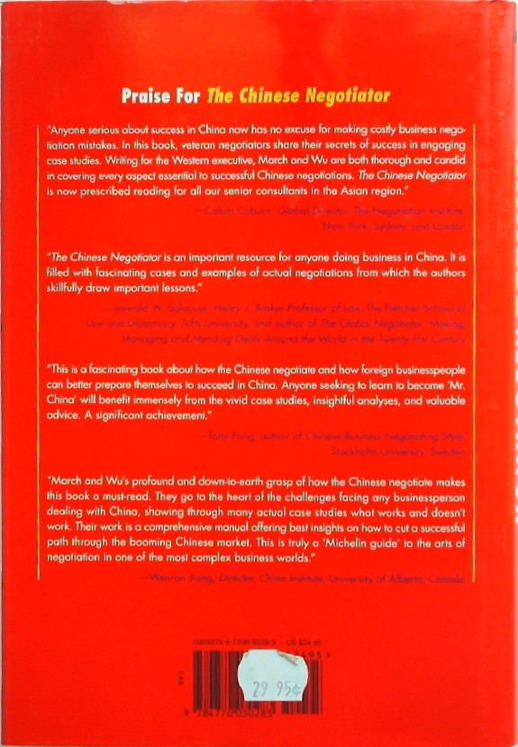 The Chinese Negotiator: Proven Strategies for Business Success