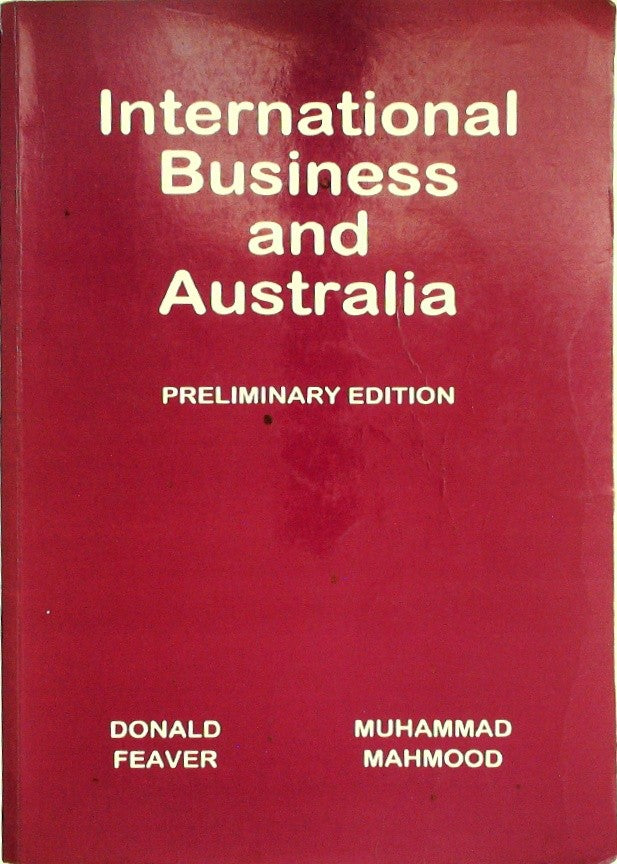 International Business and Australia by Feaver