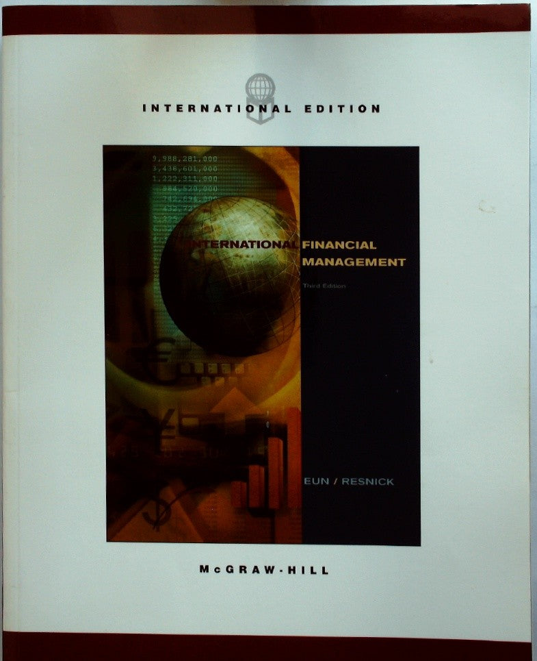 International Financial Management (The McGraw-Hill/Irwin Series in Finance, Ins